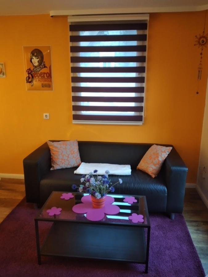 מונשאו Ferienwohnung "Kunterbunt" Mit Burgblick Und Dachterrasse מראה חיצוני תמונה